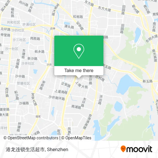 港龙连锁生活超市 map