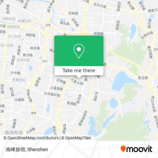 南峰旅馆 map