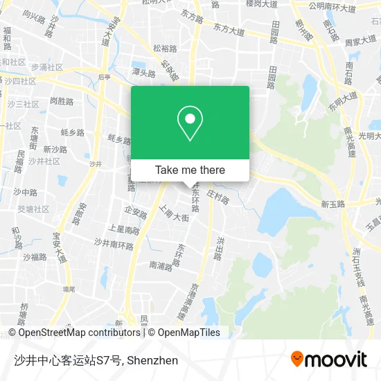 沙井中心客运站S7号 map