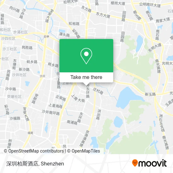 深圳柏斯酒店 map