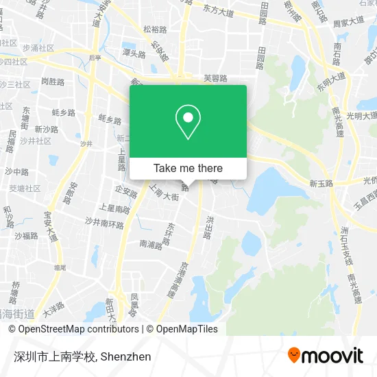 深圳市上南学校 map