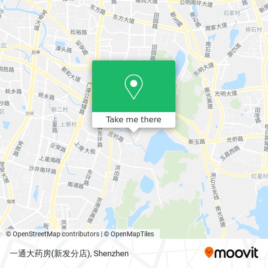 一通大药房(新发分店) map