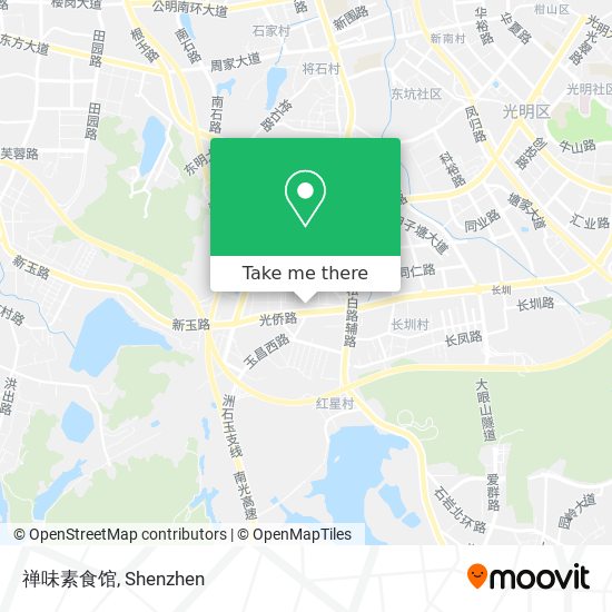 禅味素食馆 map