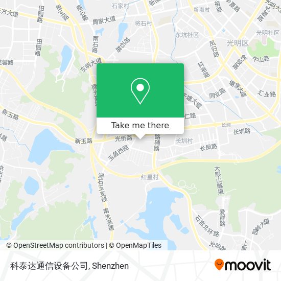 科泰达通信设备公司 map