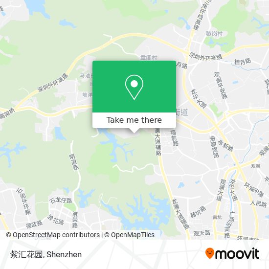 紫汇花园 map