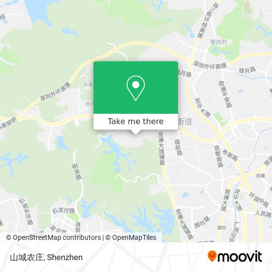 山城农庄 map