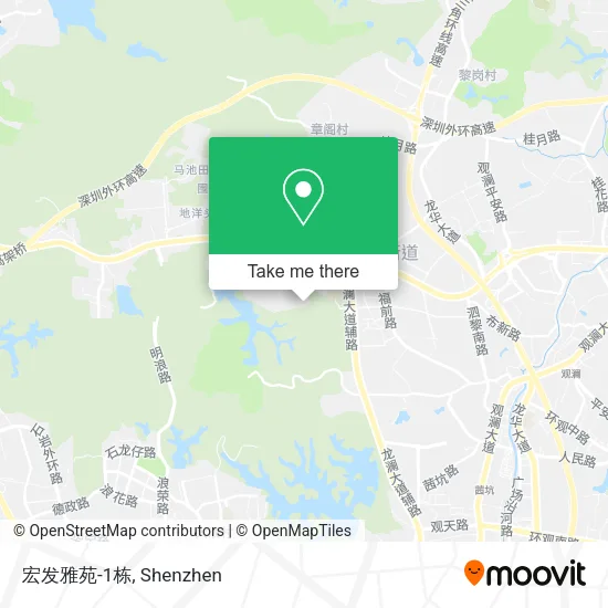 宏发雅苑-1栋 map