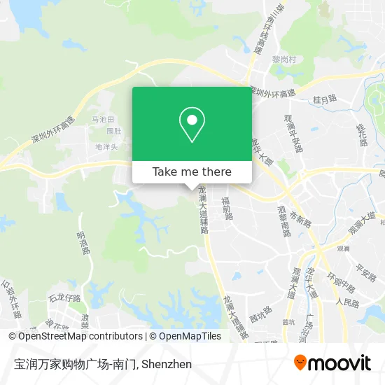 宝润万家购物广场-南门 map