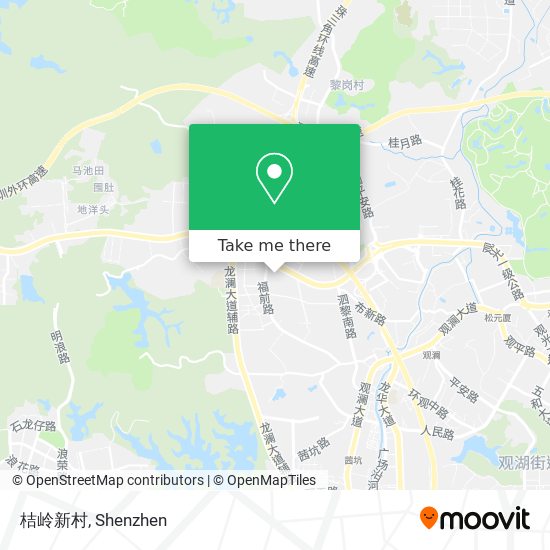 桔岭新村 map