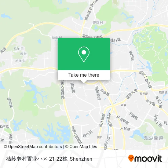 桔岭老村置业小区-21-22栋 map