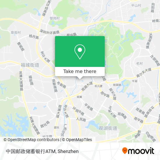 中国邮政储蓄银行ATM map