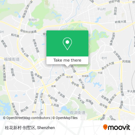 桂花新村-别墅区 map