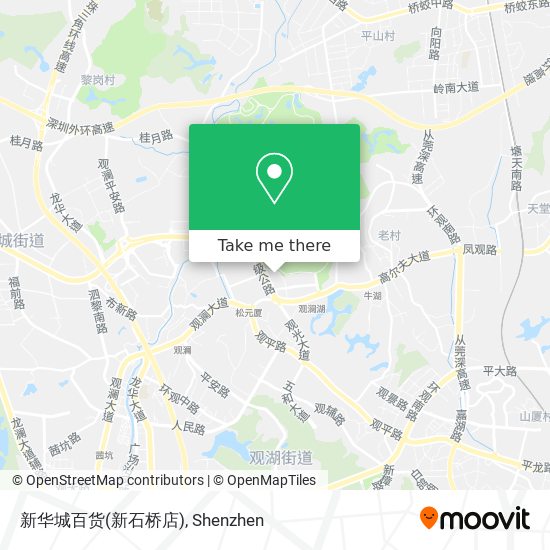 新华城百货(新石桥店) map