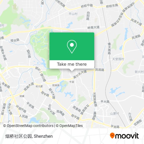 烟桥社区公园 map