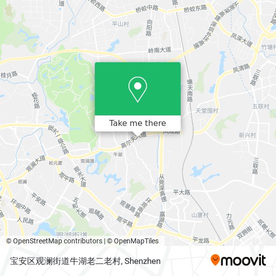 宝安区观澜街道牛湖老二老村 map