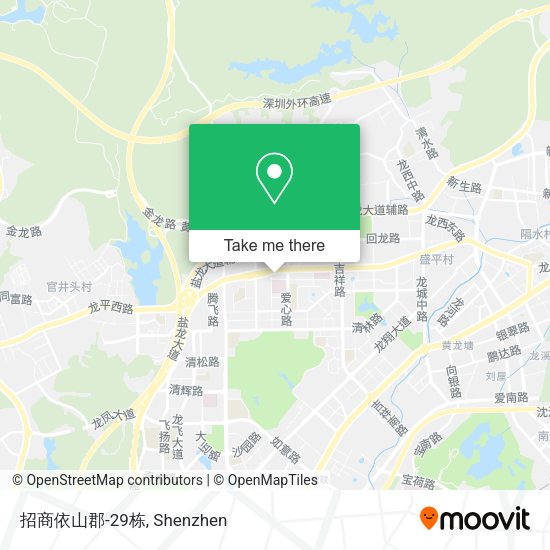 招商依山郡-29栋 map