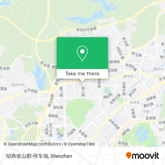 招商依山郡-停车场 map