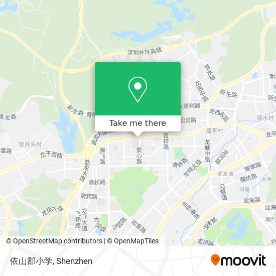 依山郡小学 map