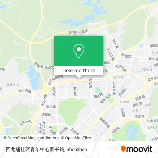回龙埔社区青年中心图书馆 map