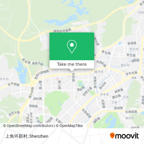 上角环新村 map