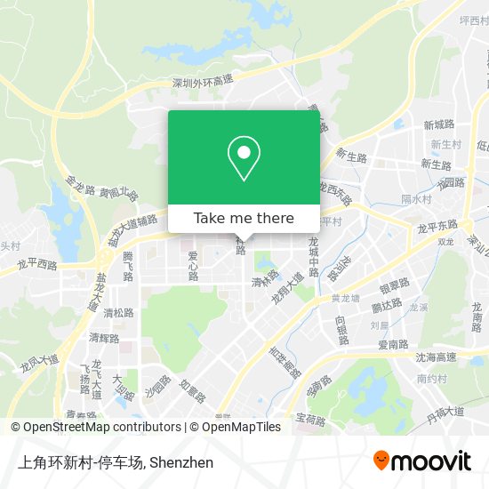 上角环新村-停车场 map