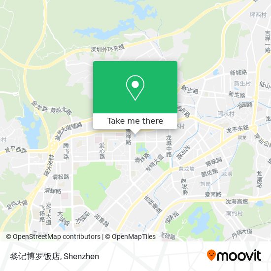 黎记博罗饭店 map