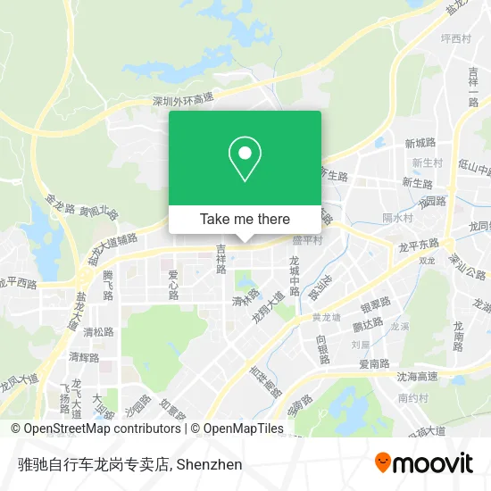 骓驰自行车龙岗专卖店 map