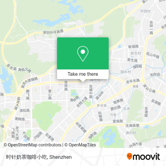 时针奶茶咖啡小吃 map