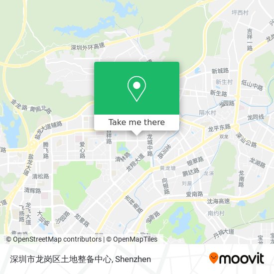 深圳市龙岗区土地整备中心 map