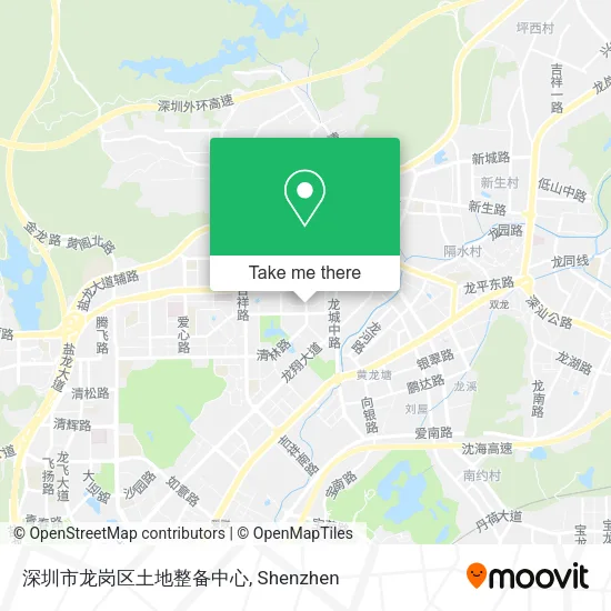深圳市龙岗区土地整备中心 map