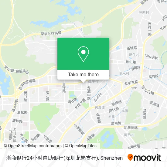 浙商银行24小时自助银行(深圳龙岗支行) map
