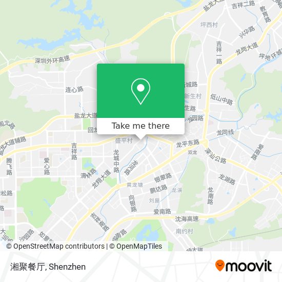 湘聚餐厅 map