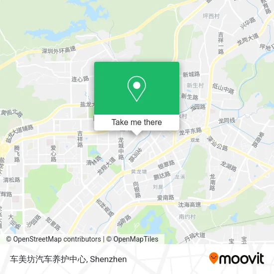 车美坊汽车养护中心 map