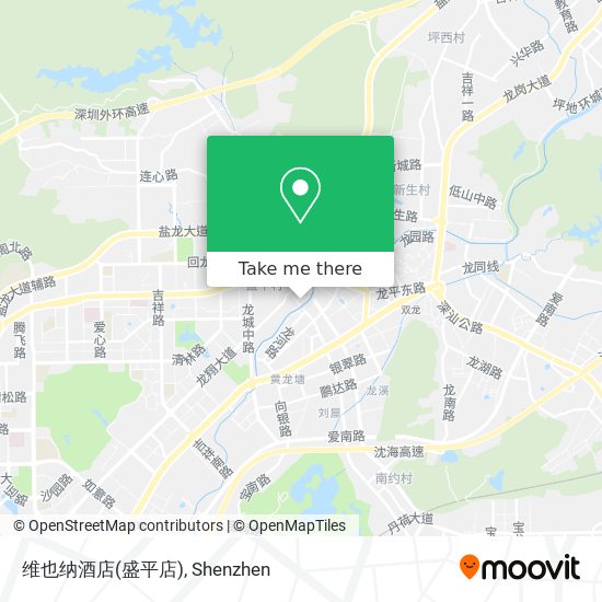 维也纳酒店(盛平店) map