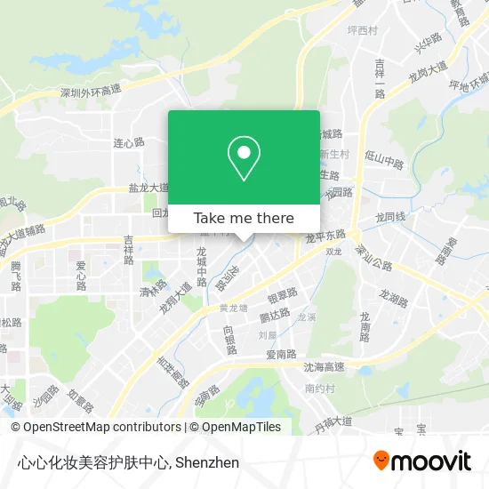 心心化妆美容护肤中心 map