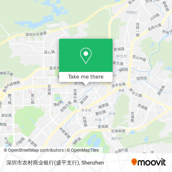深圳市农村商业银行(盛平支行) map