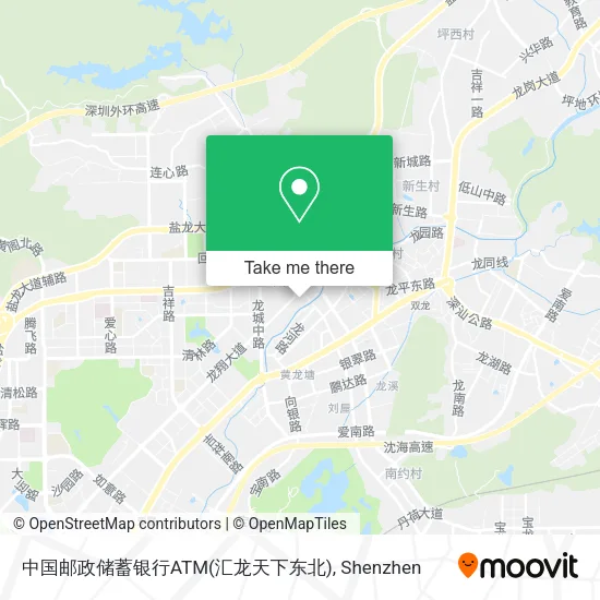 中国邮政储蓄银行ATM(汇龙天下东北) map