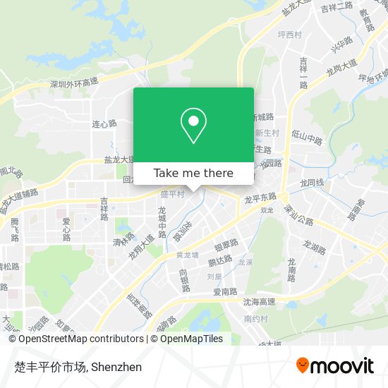 楚丰平价市场 map
