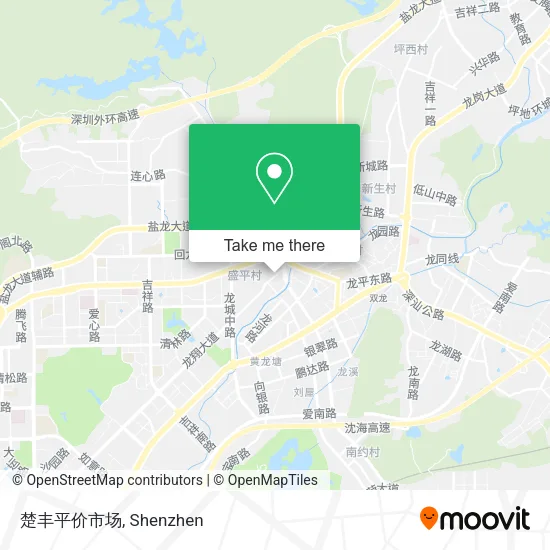 楚丰平价市场 map