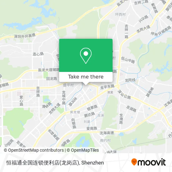 恒福通全国连锁便利店(龙岗店) map