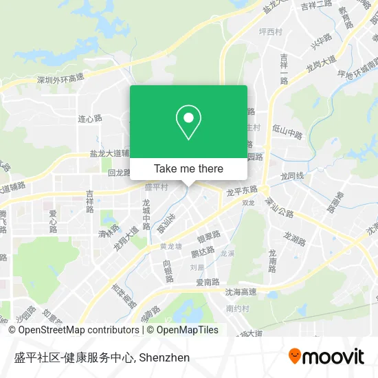 盛平社区-健康服务中心 map