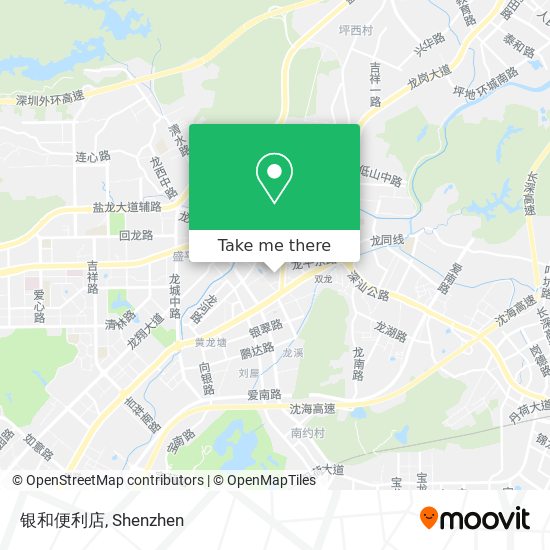 银和便利店 map