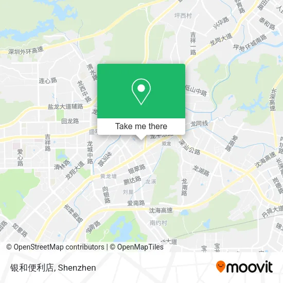银和便利店 map