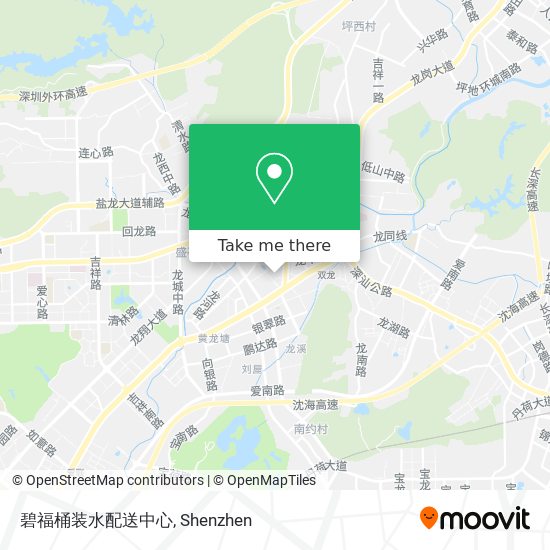 碧福桶装水配送中心 map