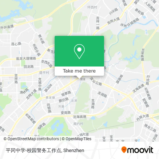 平冈中学-校园警务工作点 map