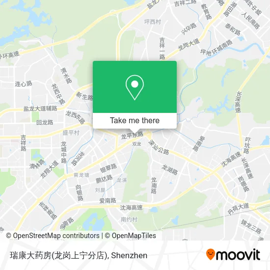 瑞康大药房(龙岗上宁分店) map