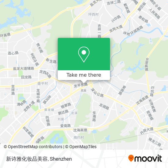 新诗雅化妆品美容 map