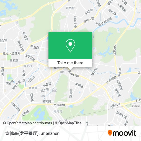 肯德基(龙平餐厅) map