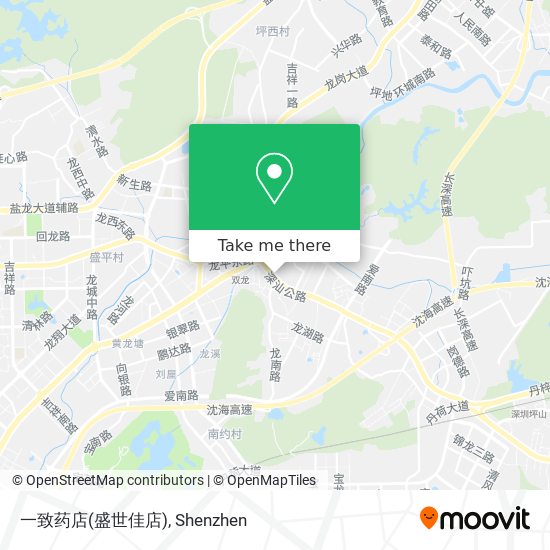 一致药店(盛世佳店) map