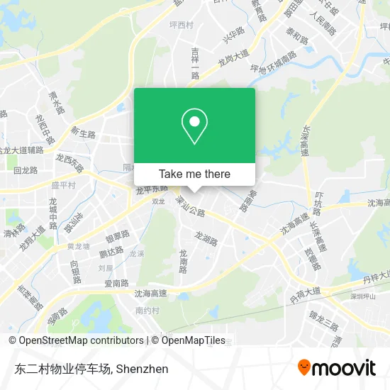 东二村物业停车场 map